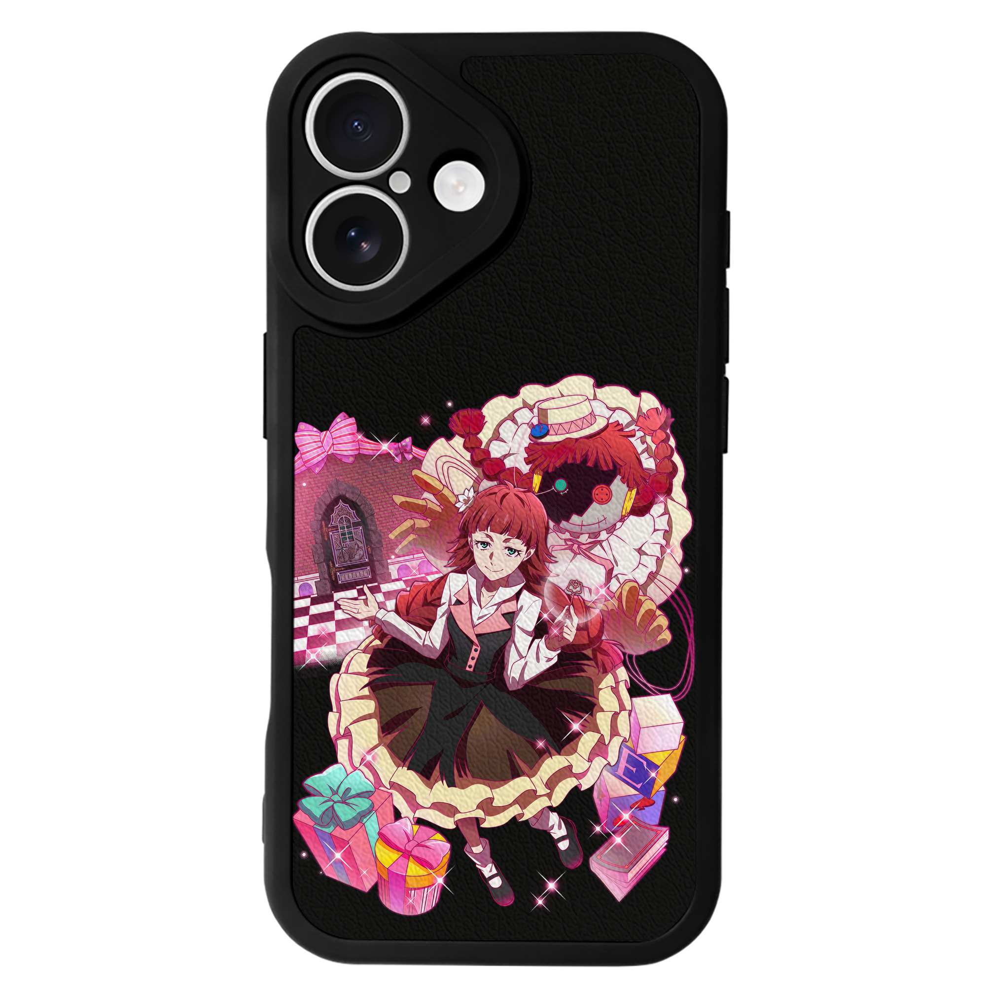 （画像用） 文豪ストレイドッグス Bungo Stray Dogs 【iPhone 16シリーズ対応】シリコンスマホケース（レザー調） 材質：シリコン